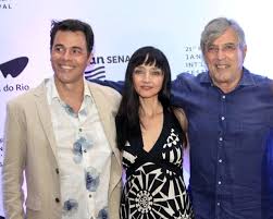 Claudio Lins, Maria de Medeiros e Ivan Lins foto CHRISTIAN RODRIGUES