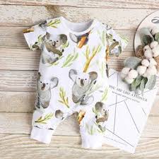 Stylish Grass Green Animal Printed Jumpsuit For Baby Boy Girl Random Print Newborn Boy Clothes Neutral Baby Clothes Baby Boy Clothes Online