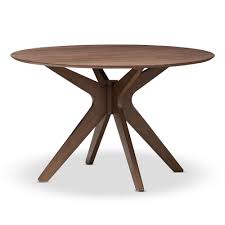 Style Your Dining Space With Scandinavian Tones And Design Monte Mid Century Modern 47 Inch Rou Dining Table Mid Century Round Dining Table Round Dining Table