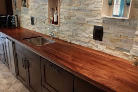 wooden countertops kitchen