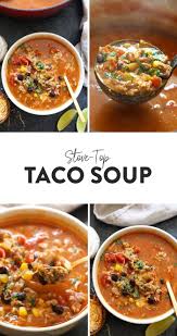 If You Like Tacos You Ll Love This Taco Soup This Taco Soup Recipe Is Ready In Only 30 Minutes And It Is A Great He Healthy Soup Recipes Recipes Healthy Soup