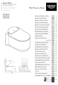 Check spelling or type a new query. Grohe Sensia Arena Series Installation Manual Pdf Download Manualslib