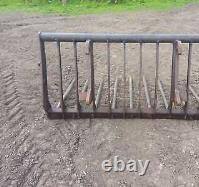 7ft 2 telehandler muck fork on JCB q fit brackets, matbro ...