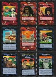 This list also appears in pyramid #12. All 200 Common Set Illuminati Inwo Card Game New World Order Nuke Epidemic Ebay