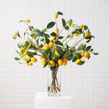 Small kitchen island prep cart with compost. Primrue Lemon Centerpieces In Vase Wayfair