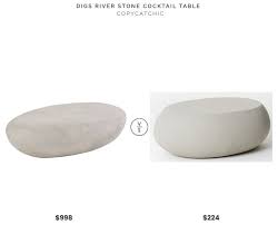 With its organic shape and smooth surface, our pebble coffee table mimics its name. Daily Find Digs River Stone Cocktail Table Copycatchic Modern Outdoor Coffee Tables Stone Coffee Table Traditional Home Decor Modern