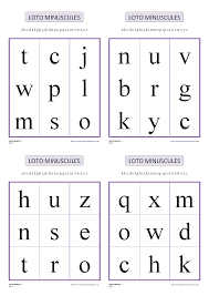 Un Jeu De Loto Pour Apprendre A Reconnaitre Les Lettres En Script Loto Lettre A Ecriture Alphabet