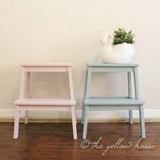 Ikea Bekvam Stools Painted With Annie Sloan Chalk Paint Antoinette And Duck Egg Ikea Hacks Ikea Bekvam Annie Sloan Ikea Step Stool
