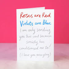 If you are looking for the right words to personalize your valentine card or just need some inspiration to create your own words, we have you just have the whole mom thing down pat! Anti Valentine S Day Poem Card By So Close Valentines Day Poems Valentines Cards Funniest Valentines Cards