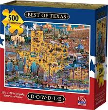 Sunsout offers a complete range of quality jigsaw puzzles, from 48 pieces up to 6,000 pieces available in over 70 different sizes and shapes! Dowdle Jigsaw Puzzle Best Of Texas 500 Piece Toys Games Amazon Com