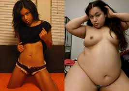 Bellies and fat: Thin to fat SEXY weight gain! - ThisVid.com
