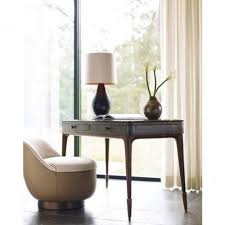 Theodore Alexander Adorn Leather Wrapped Drawers Dressing Table Accent Chairs For Living Room Center Table Living Room Black Dining Room Chairs