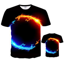 Free shipping on orders over $25.00. Buy Men 3d Print Water Fire Circle Flame T Shirt Short Sleeve O Neck Tees Unisex Tops At Affordable Prices Free Shipping Real Reviews With Photos Joom