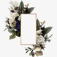 Elegant Wedding Invitation Frame Flower Wreath Illustration Wreath Illustration Flower Illustration