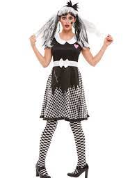 Hier finden sie eine auswahl an schicken outfits für groß und klein. Horror Puppe Kostum Fur Damen Halloween Kostum Schwarz Weiss Gunstige Halloween Kostume Bei Horrorklinik