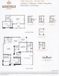 55 New Homes Auberge At Del Sur Villas Floor Plans Floor Plans How To Plan House Floor Plans
