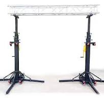 Adjustable Height Truss Lighting Speaker Hand Stand Crank Lift Tower stand  for Event