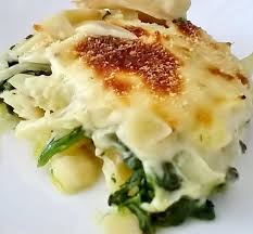 Receita de bacalhau à portuguesa em peixes, veja como preparar essa deliciosa receita aqui no comida e receitas! Bacalhau Com Espinafres Gratinado No Forno Mulher Portuguesa