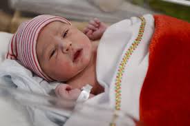 Christmas Eve babies fill stockings