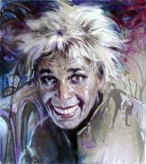 HARLEY BROWN original Published Art, Conrad Veidt in MAN WHO LAUGHS,Filmfax  #74, in High Quality Comics's The HARLEY BROWN gallery of Original Art  Comic Art Gallery Room