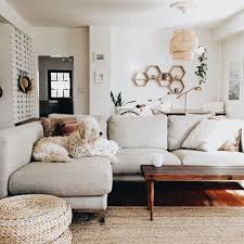 Boho rug for bedroom, round mandala rug for living room, cute bohemian circle meditation rug, round cotton woven fringe rug 3.9'. Minimalist Modern Boho Living Room Novocom Top