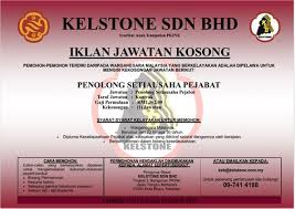 Jawatan kosong institut penyelidikan perhu… permohonan adalah dipelawa daripada warganegara malaysia yang berkelayakan untuk mengisi kekosongan jawatan kosong terkini di institut penyelidikan perhutanan malaysia (frim) sebagai : Jawatan Kosong Suk Kelantan Jawatan Kosong Uitm Kelantan Tarikh Tutup 7 September 2020 Cari Kerja Kosong Kerajaan Swasta Part Time Freelance Full Time Kawasan Kota Bharu Pasir Puteh Pasir