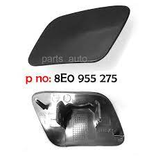 Left Unpainted Headlight Washer Cover Bumper Cap 2002 2005 For Audi A4 B7 Sprayer Cap Headlight Nozzle Caps 8e0 955 275 Audi A4 B7 Audi A4 Interior Accessories