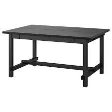 nordviken extendable table black 59 7 8 87 3 4x37 3 8 ikea in 2021 wood dining table ikea headboards for beds
