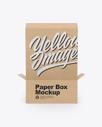 Download Opened Kraft Box Mockup Back View High Angle Shot Present Your Design On This Mockup Simple To Chan Free Psd Mockups Templates Mockup Free Psd Box Mockup PSD Mockup Templates