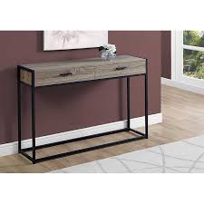 Check spelling or type a new query. Dark Taupe And Black Metal Hall Console Table Kirklands