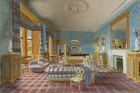 Balmoral Castle The Drawing Room An Interior View Of The Drawing Room The Billiard Room Can Be Seen Through The Open D Castles Interior Castle Queen Drawing