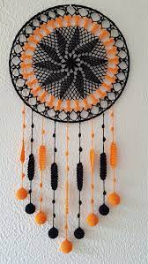 Unique Wall Decor Black Dream Catcher Black Wall Hanging Decor Black Home Decor Black Dream Catc Crochet Wall Art Black Dream Catcher Crochet Wall Hangings
