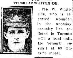Whiteside, William Otton: Service no. 769548 (Military Medal)