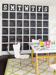 How To Make A Giant Chalkboard Calendar Chalkboard Calendar Chalkboard Decorating Basics