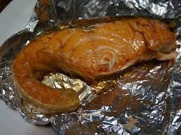 鹽烤鮭魚 飛利浦氣炸鍋 by 張心瑜 recipe recipes cooking cooking recipes