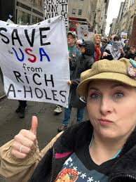 Photo dump of Hands Off Protest April 5, 2025. Walk from Bryant Park to  Madison Square.