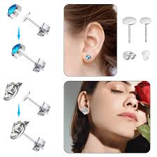 आभूषण बनाने के लिए बाली पोस्ट, 200Pcs Hypoallergenic स्टेनलेस स्टील कान की  बाली पोस्ट और बैक, सही आकार बाली बनाने की आपूर्ति, आभूषण बनाने के लिए फ्लैट  पैड बाली स्टड : Amazon.in: घर और किचन