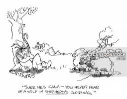 Image result for wolf in sheep's clothing cartoon