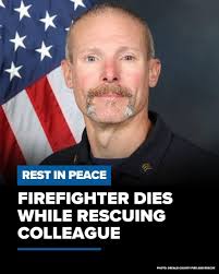 A 16-year-old Beaufort-Leslie Fire Protection District junior volunteer  firefighter died in the line of duty Friday afternoon while responding to a  water rescue