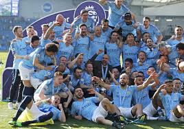 Manchester city have won a third premier league title in four years after closest challengers manchester united were beaten by leicester city. Pep Guardiola Says Manchester City Premier League Triumph Toughest Title Of His Career Arab News