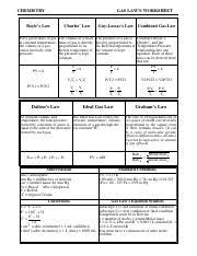 Savesave gas laws worksheet answer key for later. Gas Law Review Key Pdf Chemistry Gas Laws Worksheet Boyles Law Charles Law For A Given Mass Of Gas At Constant Temperature The Volume Of A Gas Varies Course Hero