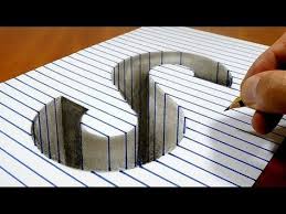 Drawing Water Drops On Line Paper How To Draw 3d Drops Vamosart Youtube 3d Drawings 3d Art Drawing Illusion Drawings