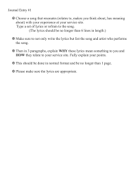 Journal Entry 1 About With Your Experience At Your Service Site How to write a journal entry. journal entry 1 about with your