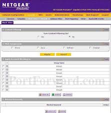 Router Screenshots For The Netgear Fvs318g Portforward Com
