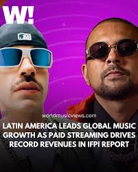 Latin America continues to be a powerhouse in the global music industry,  posting a remarkable 22.5% increase in recorded music revenues in 2024,  according to IFPI's newly released Global Music Report 2025.
