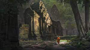 Check out this fantastic collection of monster anime wallpapers, with 39 monster anime background images for your desktop, phone or tablet. Desktop Wallpaper Monk Temple Old Castle Outdoor Peace Forest Fantasy Art Hd Image Picture Background B05d8e