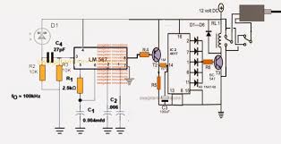 Infrared Remote Controlled Door Lock Circuit Circuit Projects Garage Door Remote Control Remote Control Door Lock