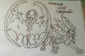 This color book was added on 2019 03 18 in pokemon legendary coloring page and was printed 558 times by kids and adults. Lunala And Solgaleo My Drawing Pokemon Amino