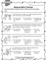 Problem Solving Making Responsible Choices 2nd Grade Second Step Lesson Second Step Curriculum Problem Solving Problem Solving Books