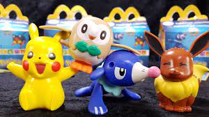 Ein spielzeug in jedem happy meal. Mc Donalds Pokemon Serie 1 Happy Meal Spielzeug 2018 Spielzeug Stars Deutsch Youtube